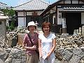 已經到了嵐山嵯峨站，從車站起要走一段路去吃中餐